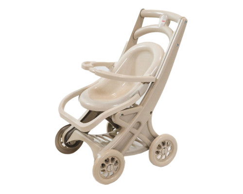 Коляска для кукол с шезлонгом 0122/02eco бежевый