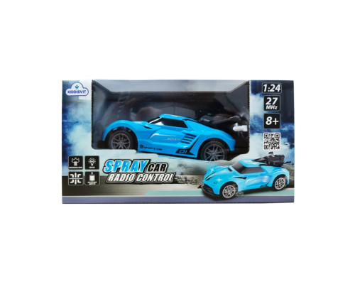 Автомобиль на радиоуправлении Spray Car Sulong Toys SL-354RHBL 1:24, свет, выхлопной пар