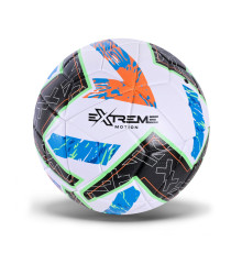 М'яч футбольний FB25673(Black-Orange) розмір №5, PU, ​​400 гр