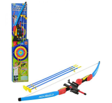 Детский игровой лук со стрелами M 0006 стрелы в наборе