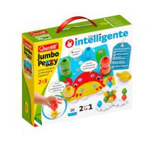 Развивающий набор мозаики 2 в 1 Quercetti 2270-Q 16 фишек, 4 карточки, 4 основы