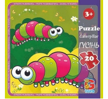 Пазли дитячі "Комахи" LI06, 20 елементів