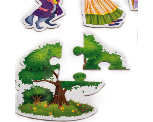 Настільна гра магнітний театр "Червона шапочка" Vladi Toys VT3206-52 Укр