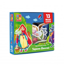Настільна гра магнітний театр "Червона шапочка" Vladi Toys VT3206-52 Укр