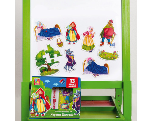 Настільна гра магнітний театр "Червона шапочка" Vladi Toys VT3206-52 Укр