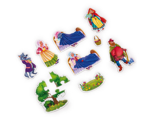 Настільна гра магнітний театр "Червона шапочка" Vladi Toys VT3206-52 Укр