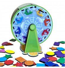 Дерев'яний сортер "Барабан" Ubumblebees (ПСФ135) PSF135 геометричні фігури