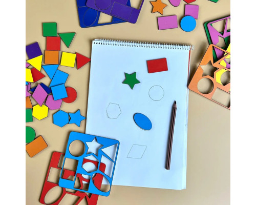 Деревянный сортер "Барабан" Ubumblebees (ПСФ135) PSF135 геометрические фигуры