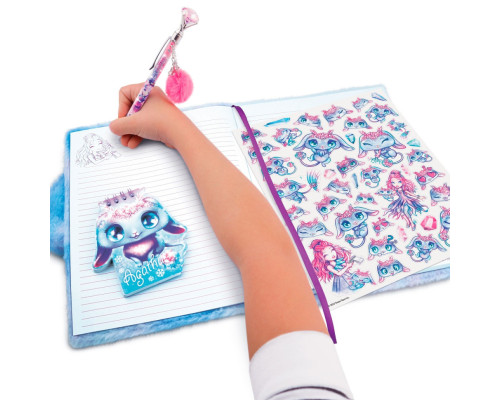 Большой пушистый блокнот 2 в 1 "Агата" Nebulous Stars 12523 миниблокнот на спирали