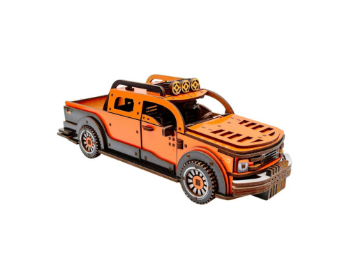 Деревянный 3D конструктор "Пикап" Puz-00931, 212 деталей