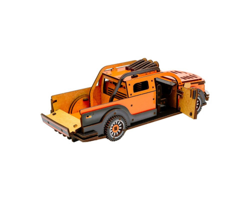 Деревянный 3D конструктор "Пикап" Puz-00931, 212 деталей