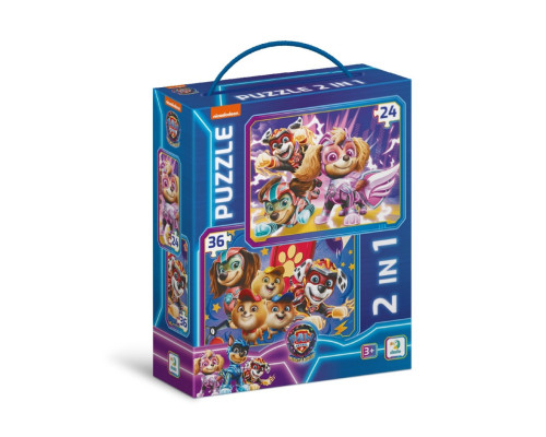 Пазл дитячий 2 в 1 "Зберігаємо світ у безпеці!" 200573, 36 елементів