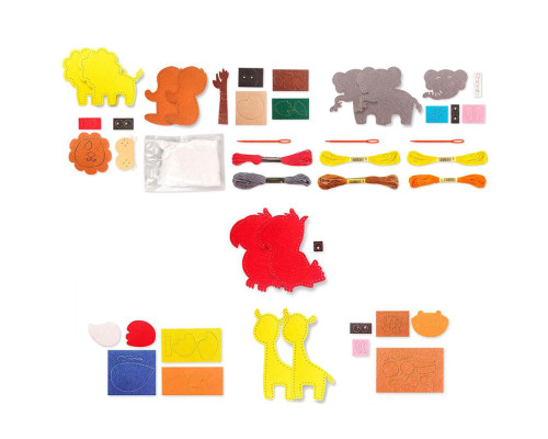 Дитячий набір для творчості Поший сам "Тварини джунглів" 89447