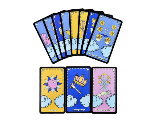 Гадальні карти Таро 30482 картка з посиланням на інструкцію 78 штук