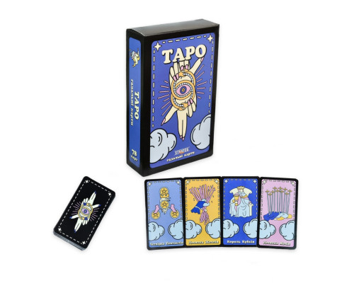 Гадальні карти Таро 30482 картка з посиланням на інструкцію 78 штук