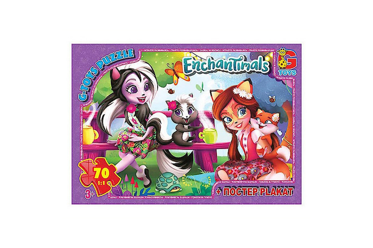 Дитячий пазл "Enchantimals" EA214 плакат 70 елементів