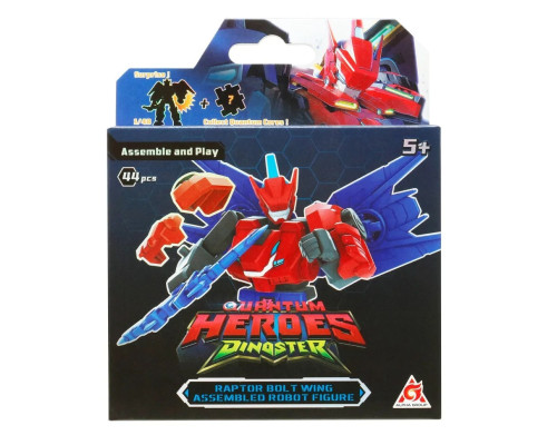 Дитячий робот-конструктор "Раптор Болт Вінг" Dinoster EU580881A-6, 45 деталей