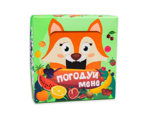 Настольная игра "Покорми меня - лисичка" 30347 инструкция 20 фишек, рулетка