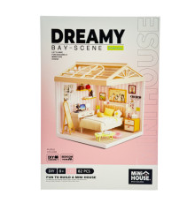 Конструктор-румбокс Спальня Mini House 8004-MH серії "Інтер'єр", зі світлом