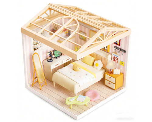 Конструктор-румбокс Спальня Mini House 8004-MH серии "Интерьер", со светом