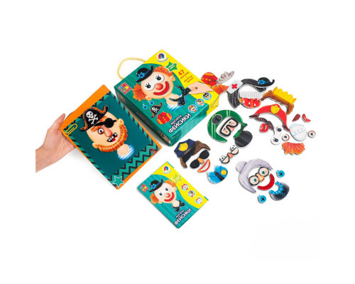 Дитяча настільна гра "Фейсики" VT3702-15 на магнітах