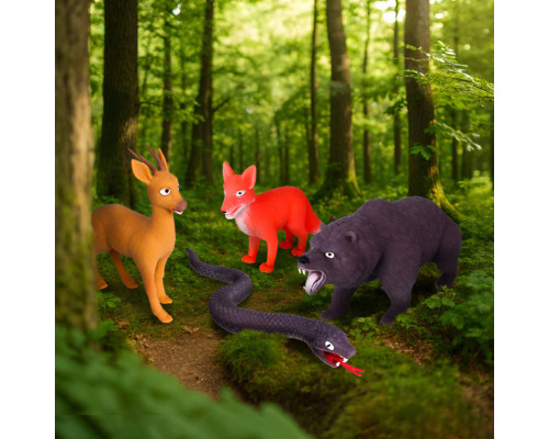 Стретч-іграшка у вигляді тварини Тварини України #sbabam 1/CN25 Іграшка-сюрприз