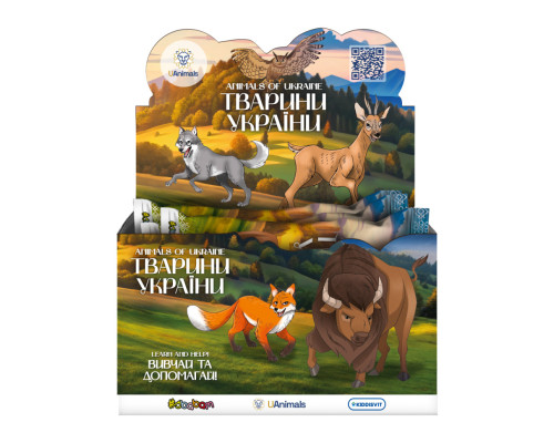 Стретч-іграшка у вигляді тварини Тварини України #sbabam 1/CN25 Іграшка-сюрприз