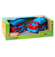 Игровой набор Пожарная машина и водовоз "Mini Matiki" 002/16BMS(Red) подвижные элементы