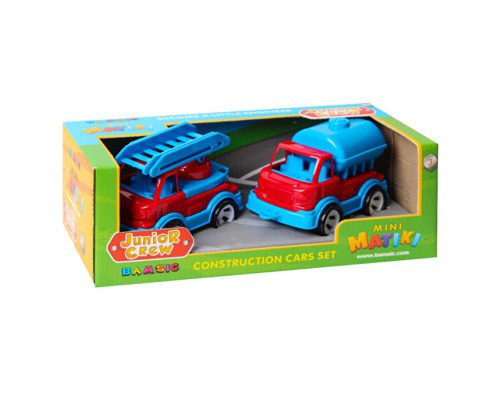 Игровой набор Пожарная машина и водовоз "Mini Matiki" 002/16BMS(Red) подвижные элементы