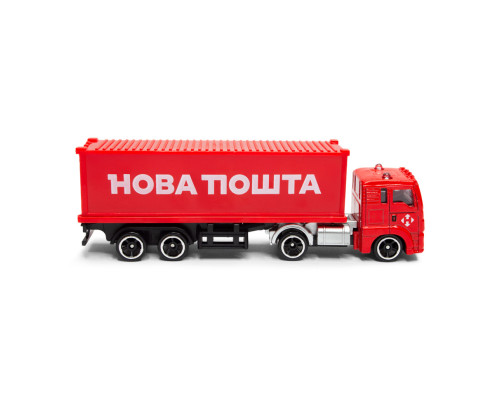 Автомодель коллекционная Фура "Нова Пошта" TechnoDrive 250416CG масштаб 1:64