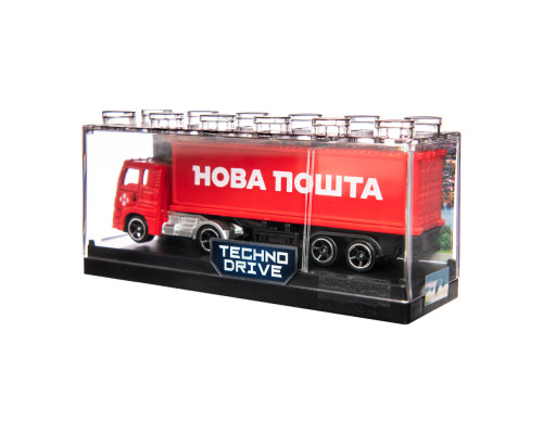 Автомодель коллекционная Фура "Нова Пошта" TechnoDrive 250416CG масштаб 1:64