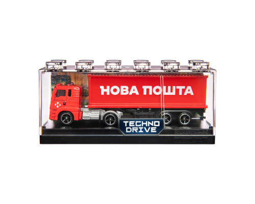 Автомодель коллекционная Фура "Нова Пошта" TechnoDrive 250416CG масштаб 1:64