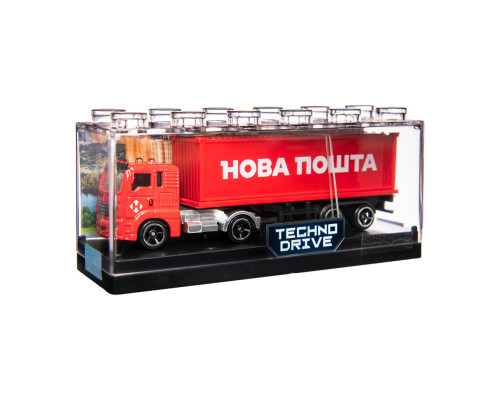 Автомодель коллекционная Фура "Нова Пошта" TechnoDrive 250416CG масштаб 1:64
