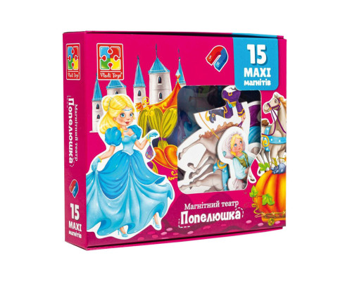 Настільна гра магнітний театр "Попелюшка" Vladi Toys VT3206-53 Укр