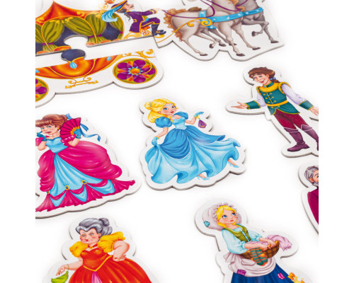 Настільна гра магнітний театр "Попелюшка" Vladi Toys VT3206-53 Укр