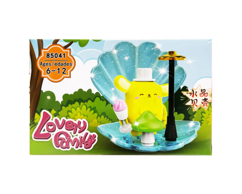 Дитячий ігровий конструктор "PomPomPurin" 85041-2 пластикові деталі