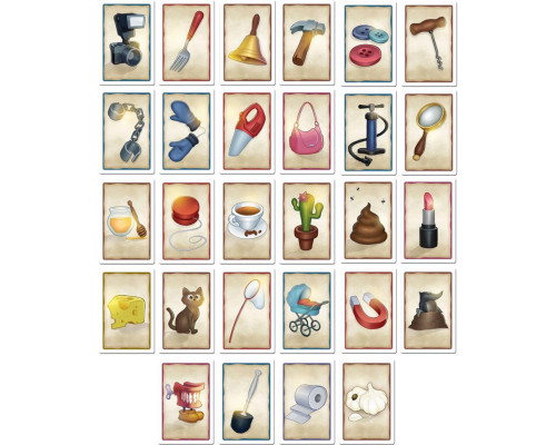 Настольная игра "Клуб приключений" ACL01UA 110 карточек предметов