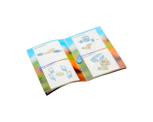 Дитячий дерев'яний 3D конструктор "Трактор" Puz-00933, 69 деталей