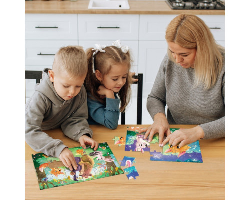 Пазл дитячий 2 в 1 "Літні вечори" 300609, 36 елементів