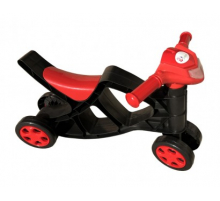 Дитячий біговел Мінібайк 0136/02 чорний з червоним