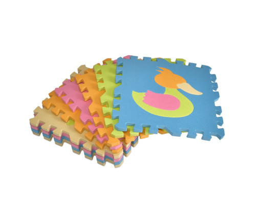 Дитячий килимок Мозаїка "Тварини" MR 1288, 9 деталей, EVA, 31х31 см