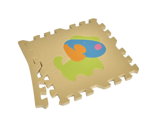 Дитячий килимок Мозаїка "Тварини" MR 1288, 9 деталей, EVA, 31х31 см