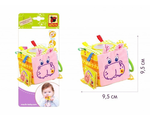 Подвеска-кубик Зоо "Бегемот Добряк" МС 110202-02