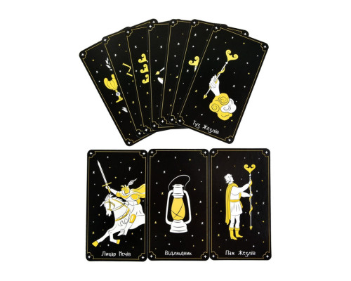 Гадальні карти Таро 30483 картка з посиланням на інструкцію 78 штук