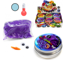 Жуйка для рук "Chameleon Gum" GUM-01-01UС в металевій коробочці  Фіолетово-блакитний