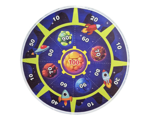 Детский дартс 3888-22A діаметр поля 72 см, підсвічування