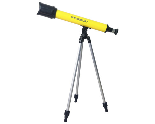 Дитяча іграшка "Телескоп" 6609A(Yellow) жовтий, штатив 57 см