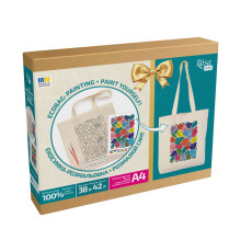 Набір для творчості екосумка-розмальовка "Funny flowers" N0003647 розмір 38х42 см