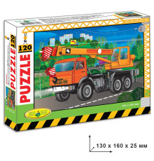 Дитячі пазли Автокран 86898, 120 елементів