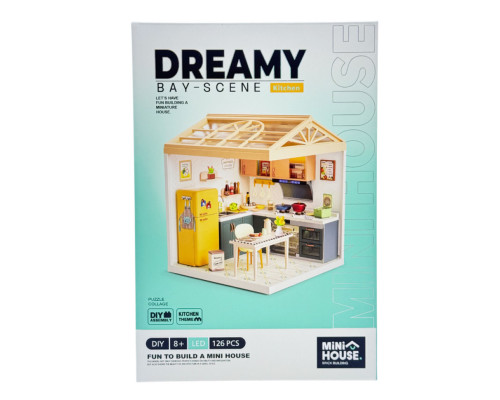 Конструктор-румбокс Кухня Mini House 8005-MH серії "Інтер'єр", зі світлом